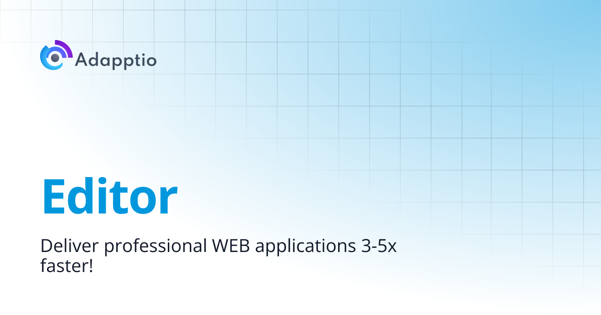 Editor | Adapptio