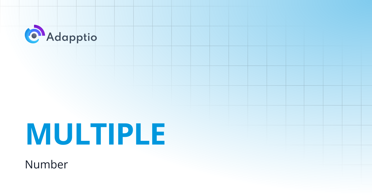 MULTIPLE | Adapptio